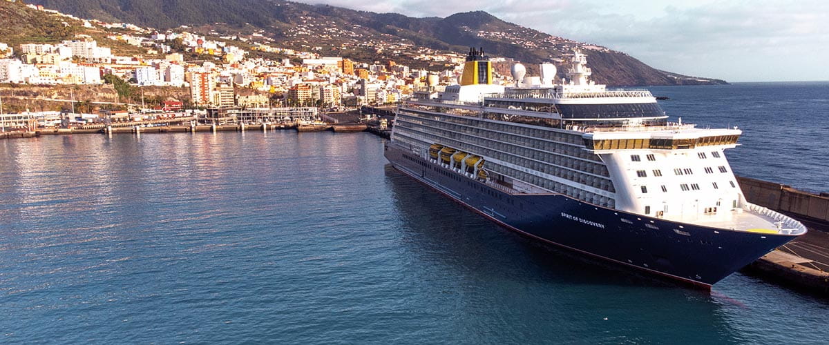 Spirit of Discovery at La Palma